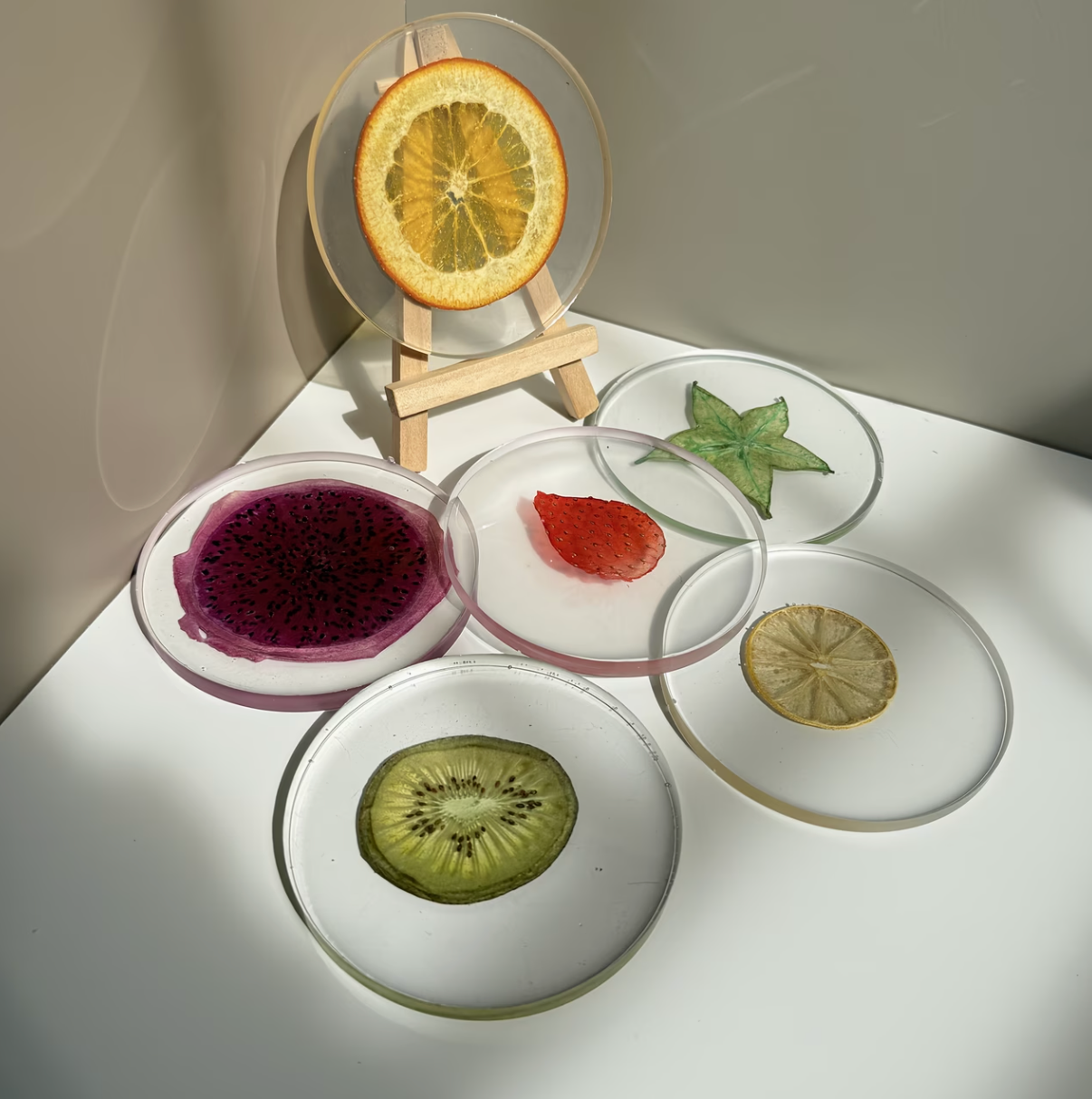 Tropicale | 3D Fruit Coasters Set of 6