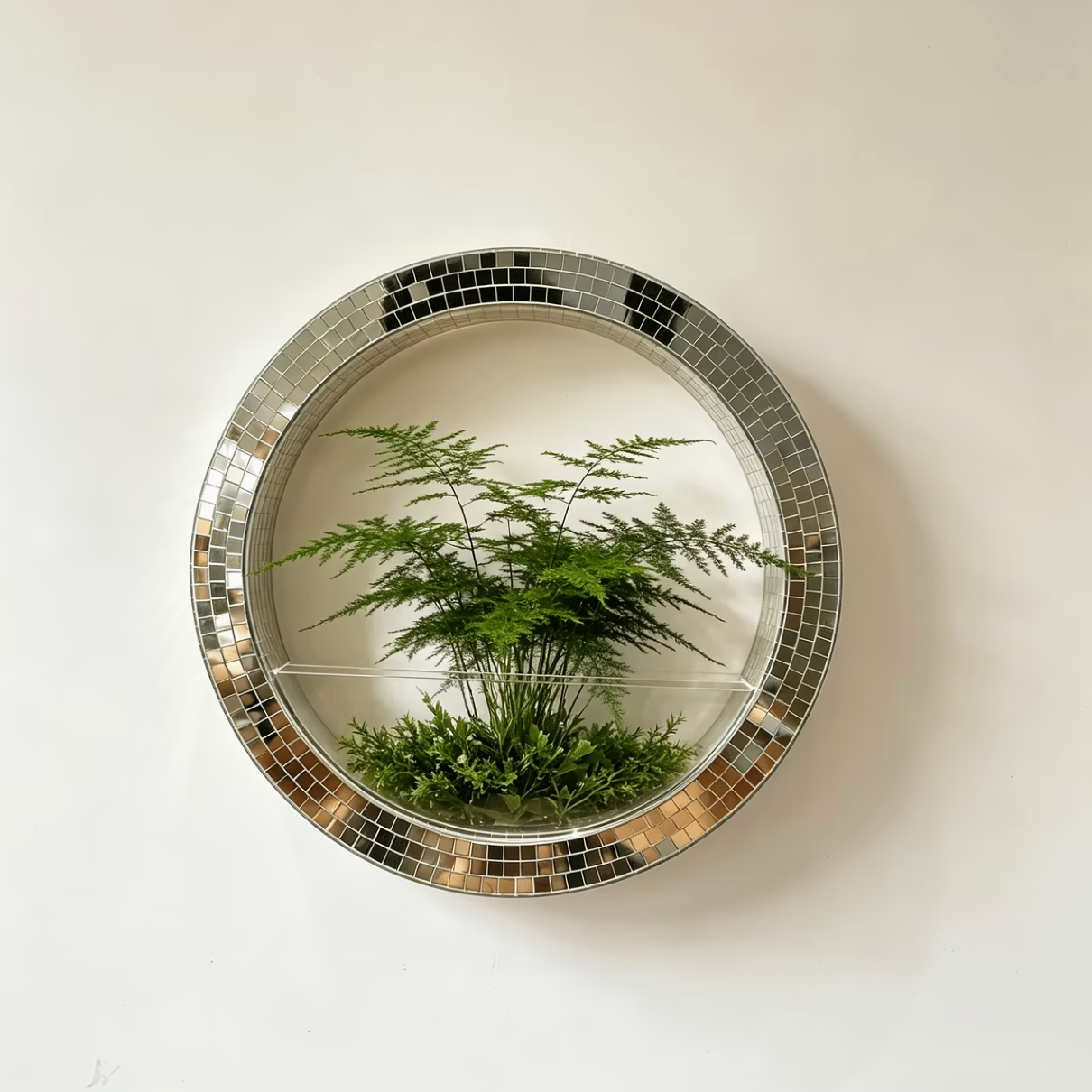 Soleil | Disco Mosaic Glass Flower Shelf