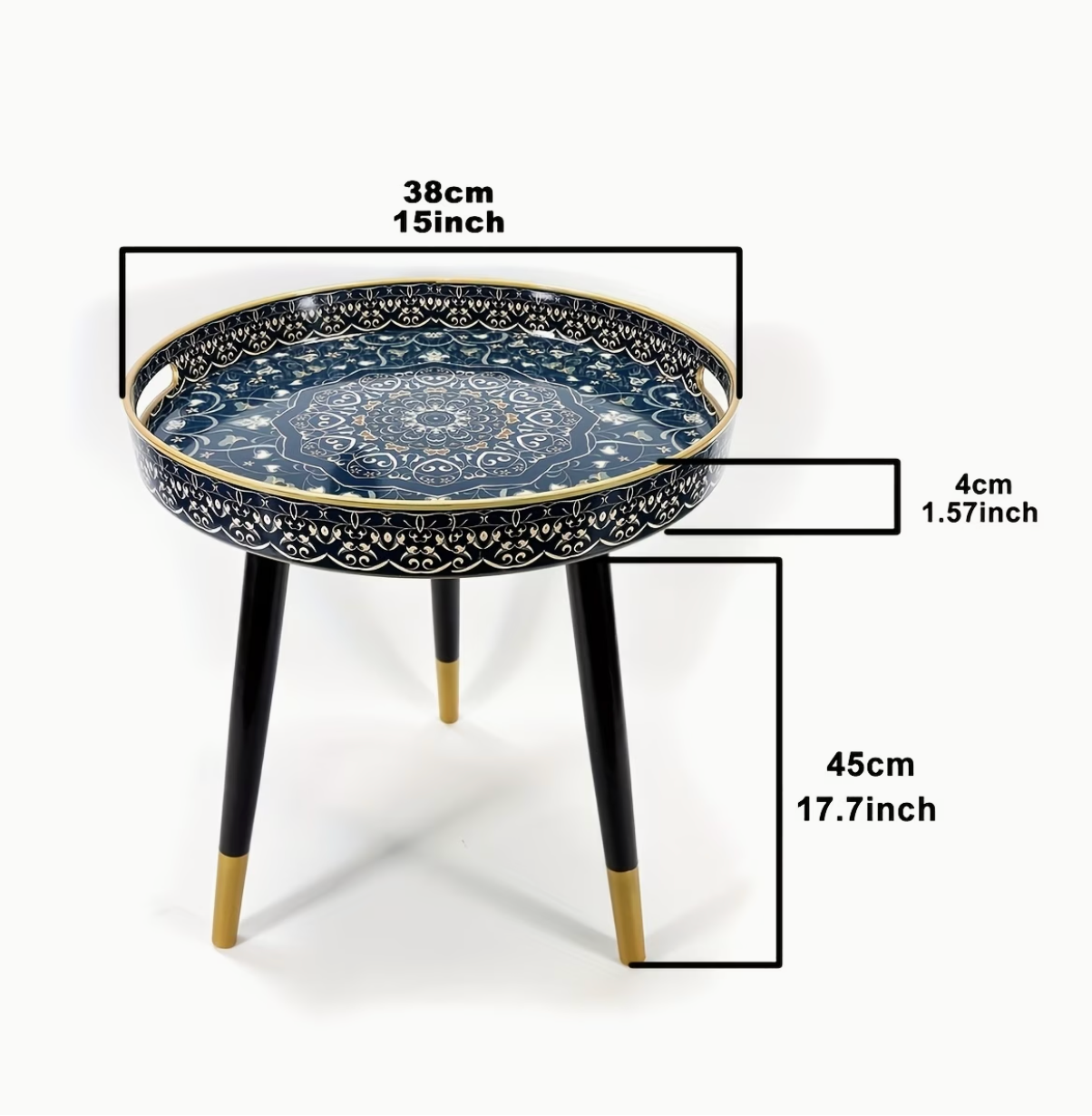 Sundrift | Bohemian Round Tray Table