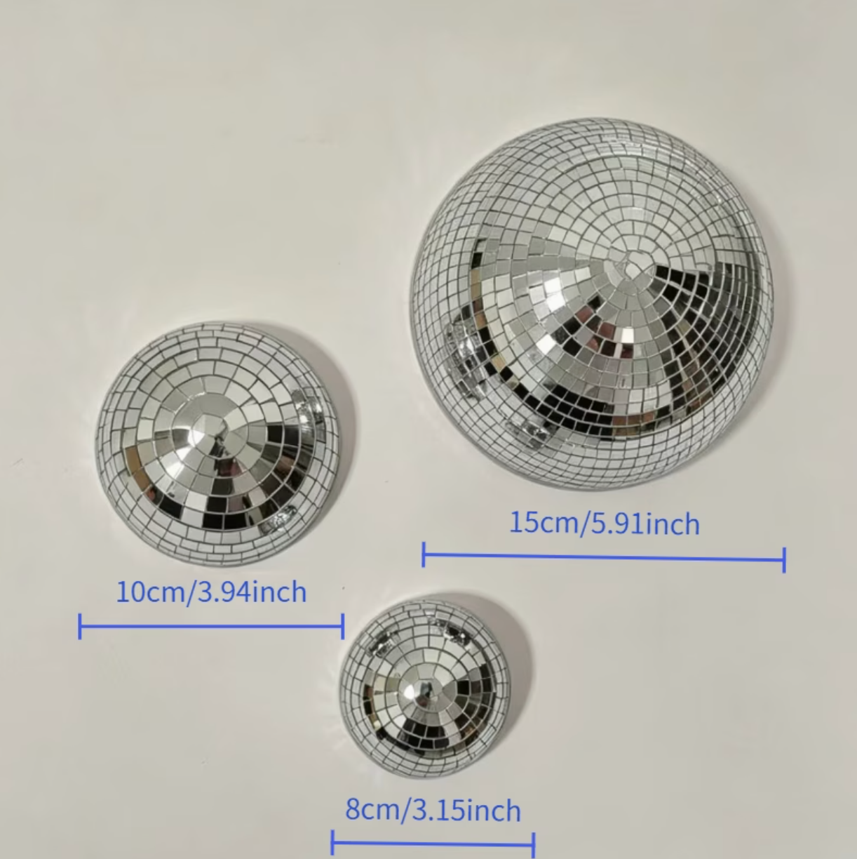 Mirror Ball | Disco Ball Wall Decoration Set of 3