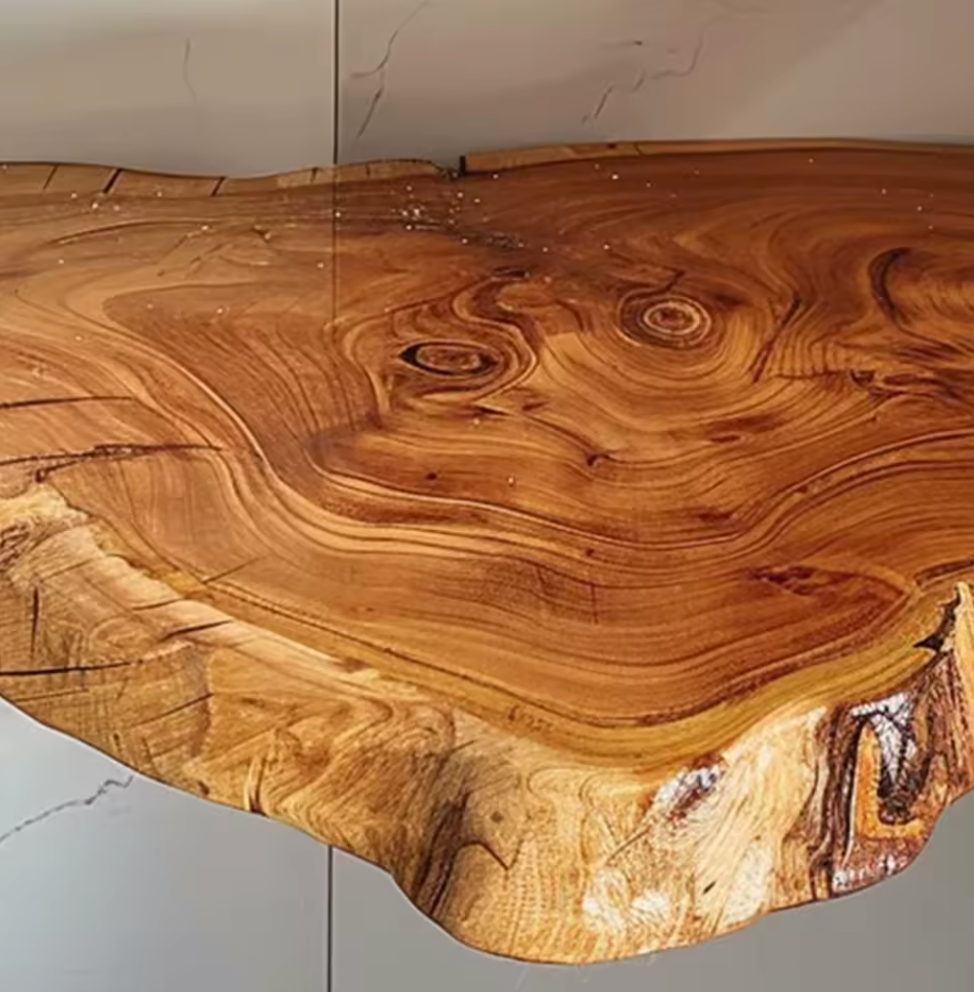 Arbor | Live Edge Wood Corner Shelf