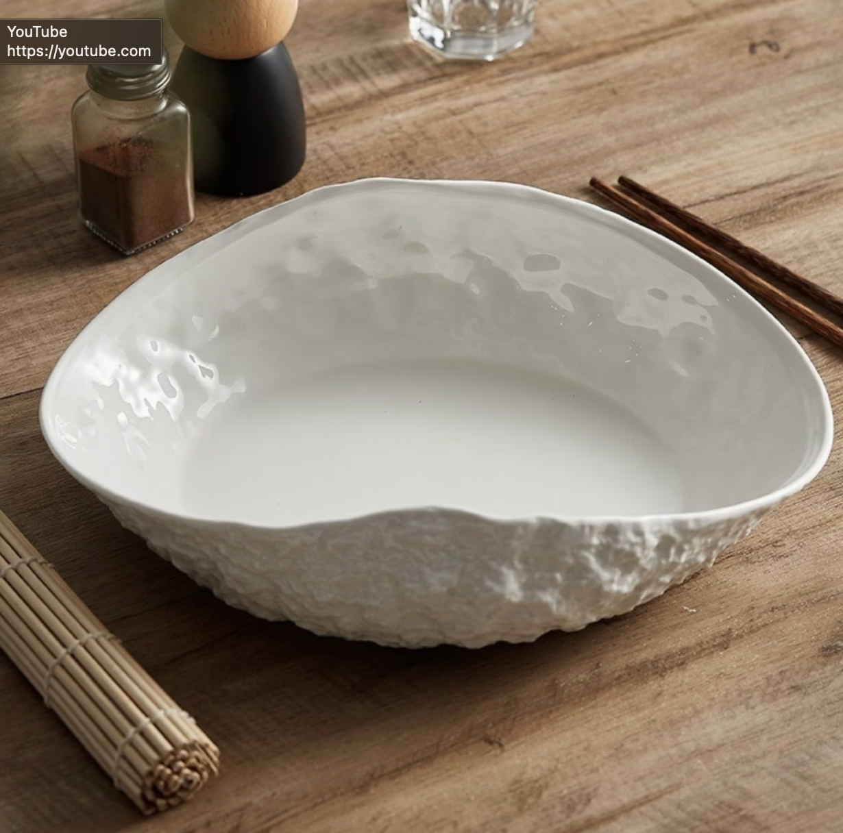 Marée | Luxury Shell Texture Oval Serving Platter