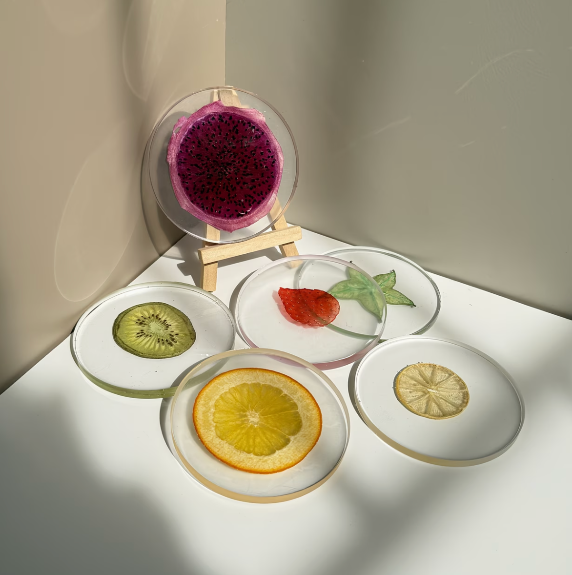 Tropicale | 3D Fruit Coasters Set of 6