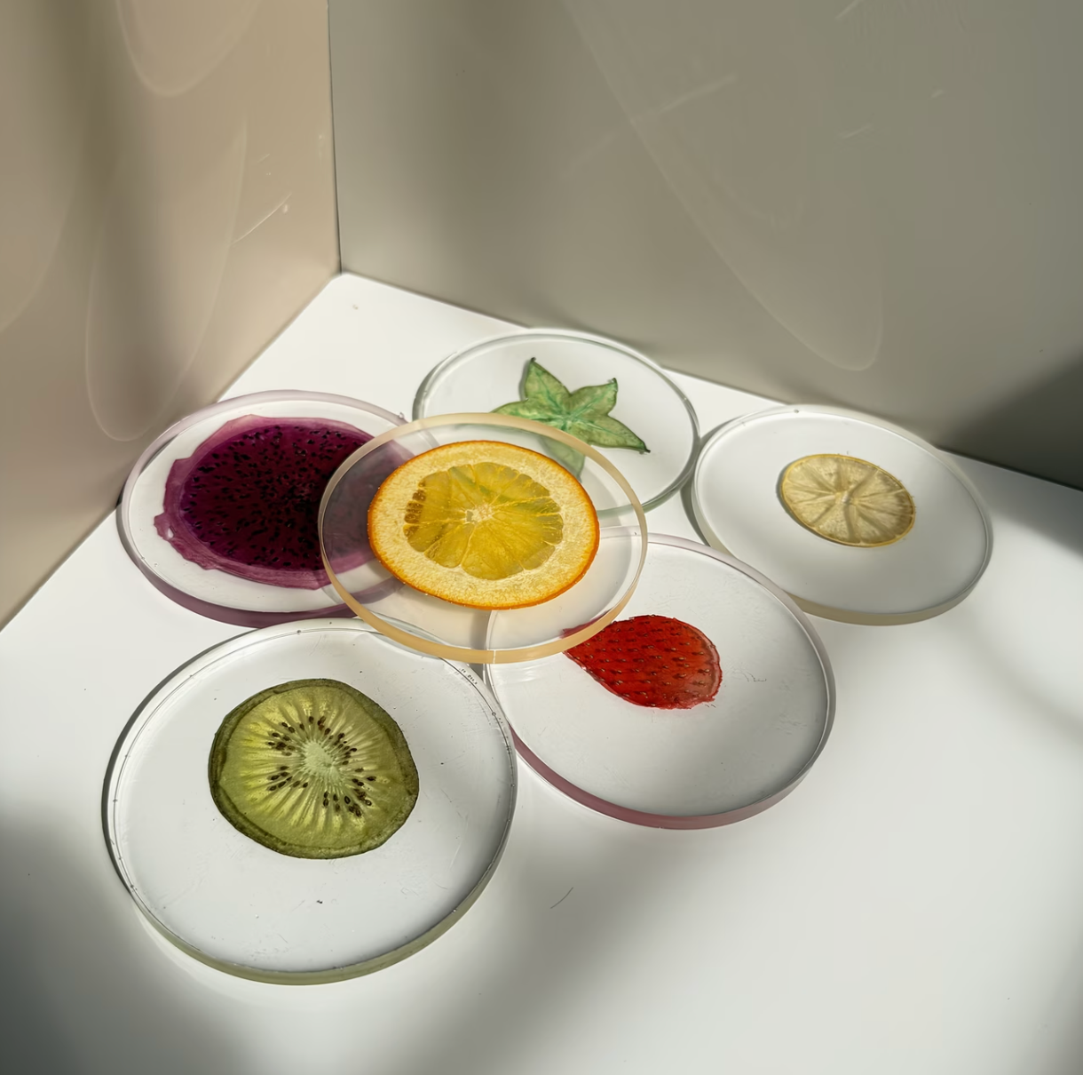 Tropicale | 3D Fruit Coasters Set of 6