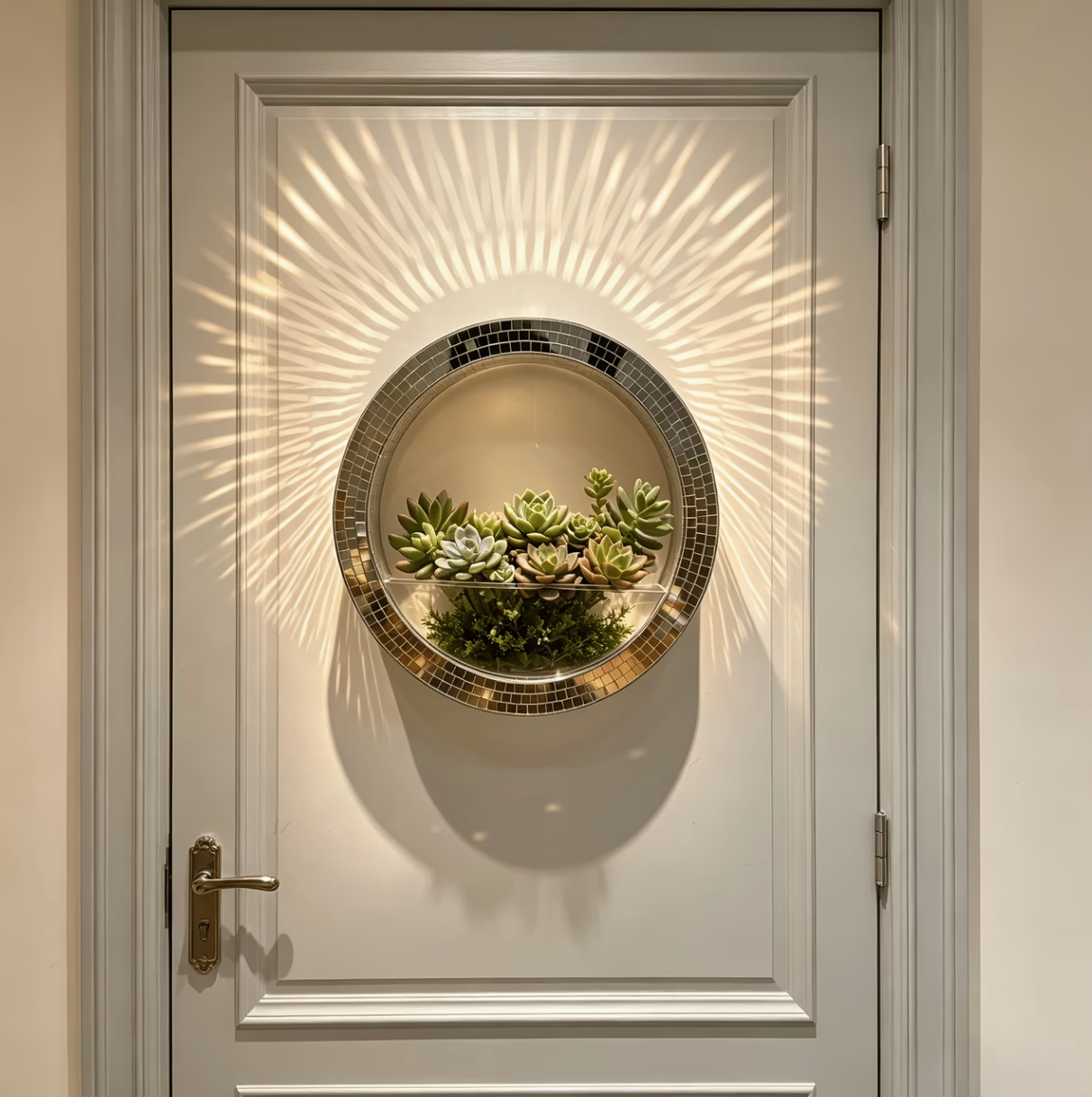 Soleil | Disco Mosaic Glass Flower Shelf