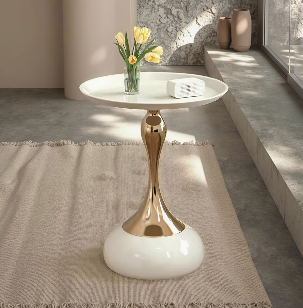Forma | Minimalist Hourglass Side Table
