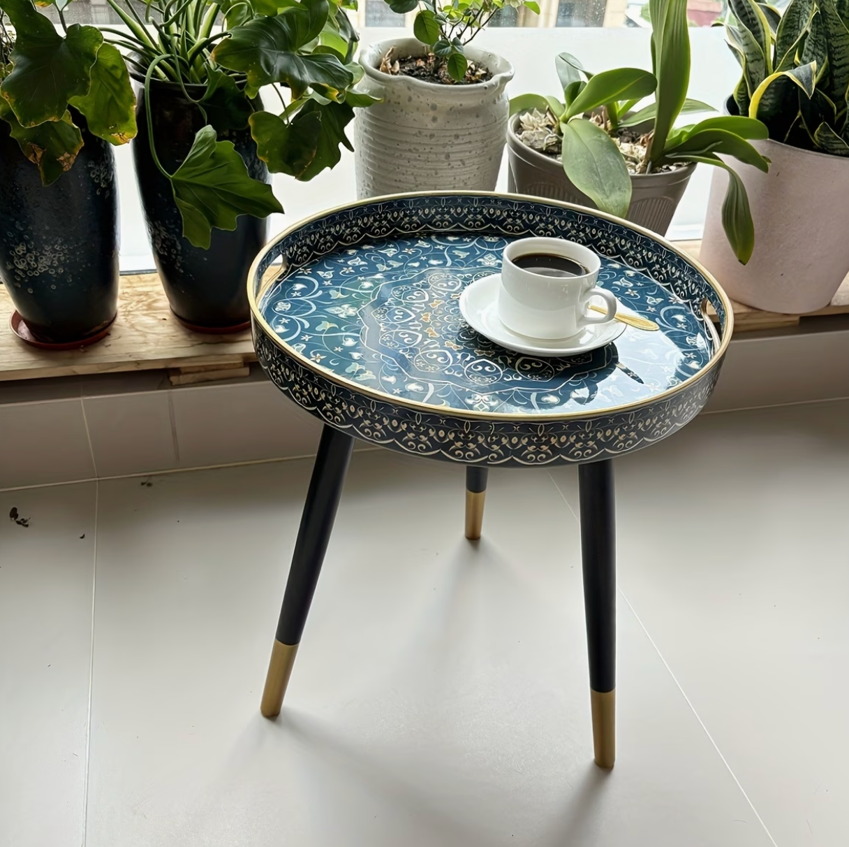 Sundrift | Bohemian Round Tray Table