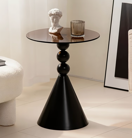 Solmere | Modern Glass Accent Table