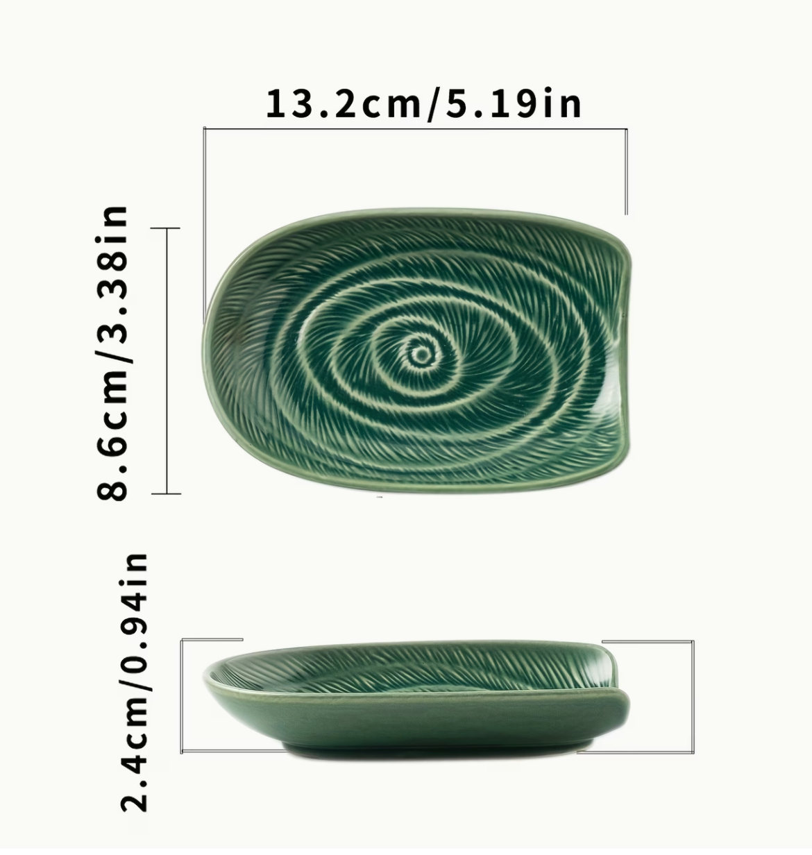 Stone & Salt | Ceramic Spoon Rest & Long-Handle Utensil Tray