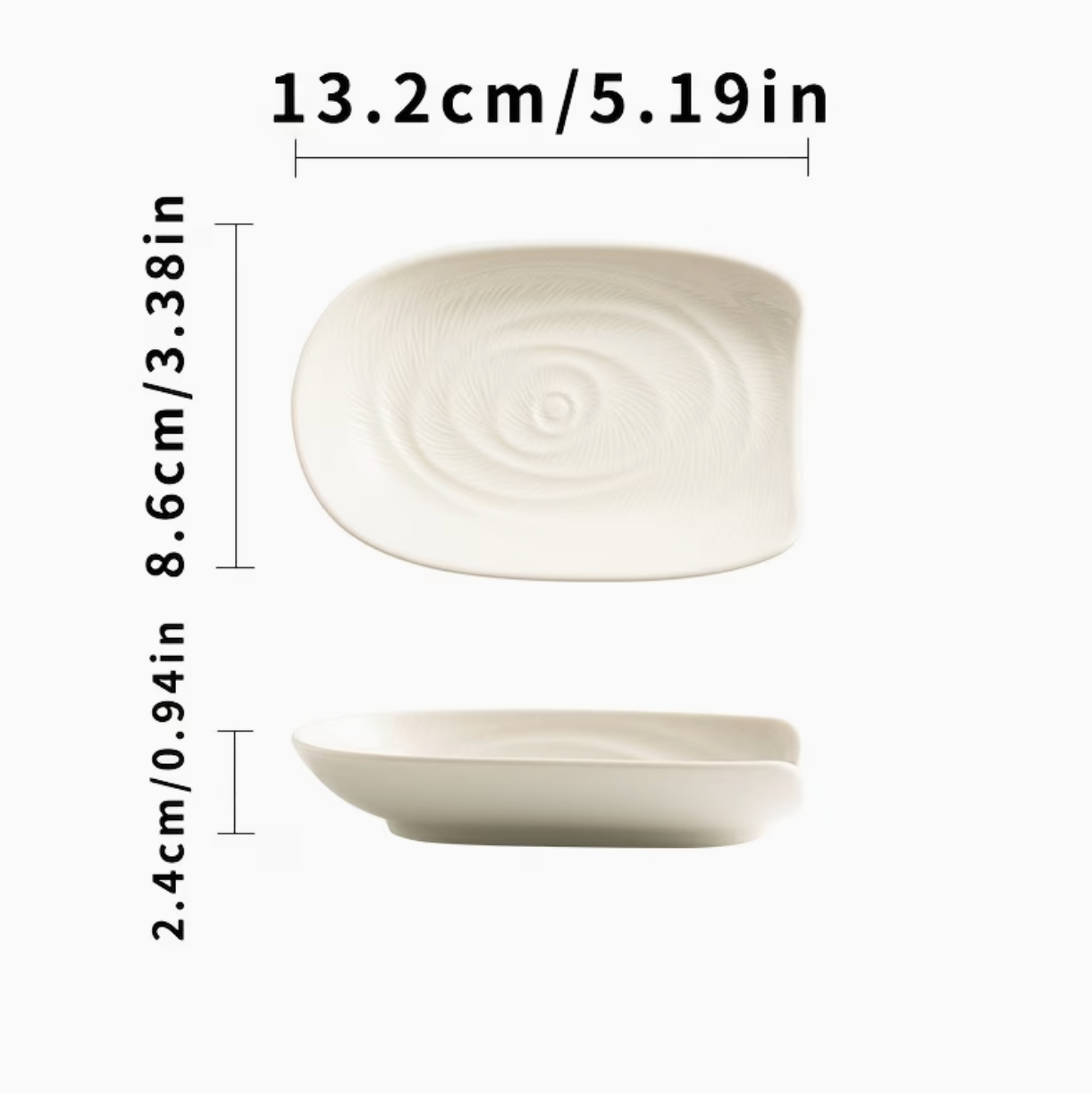 Stone & Salt | Ceramic Spoon Rest & Long-Handle Utensil Tray