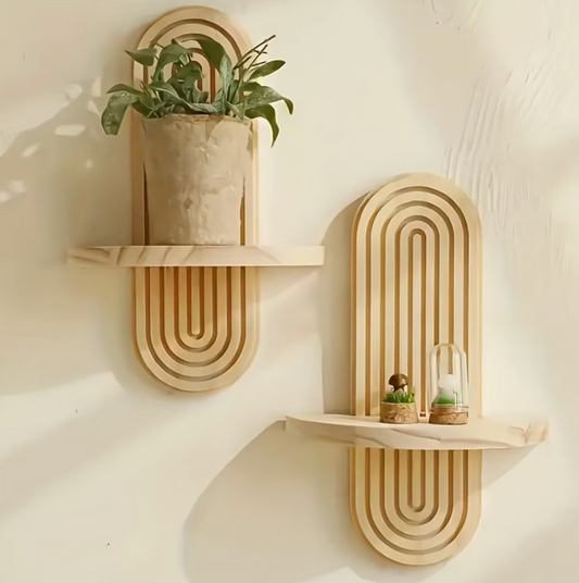 Arcadia Wave | Bohemian Floating Shelf