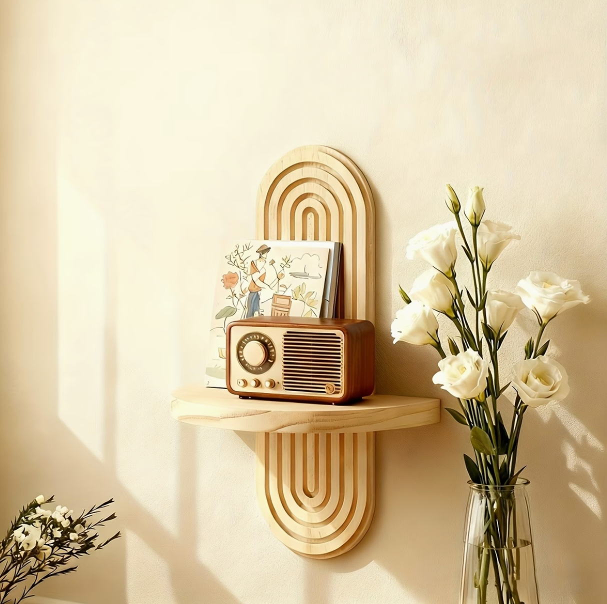 Arcadia Wave | Bohemian Floating Shelf
