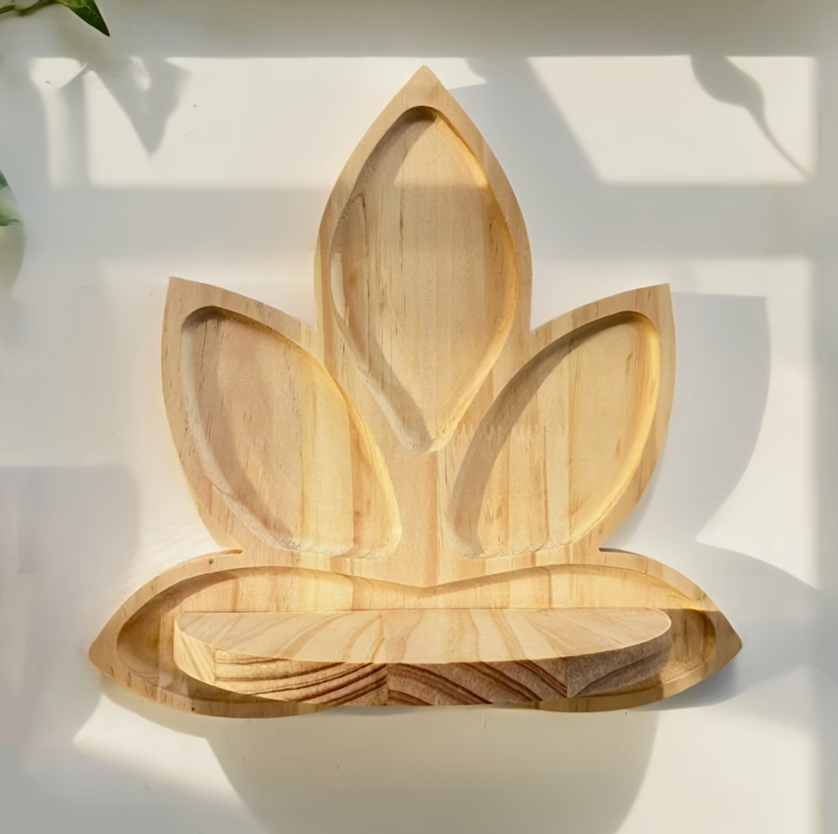 Lotus & Co. | Bohemian Wooden Lotus Floating Shelf