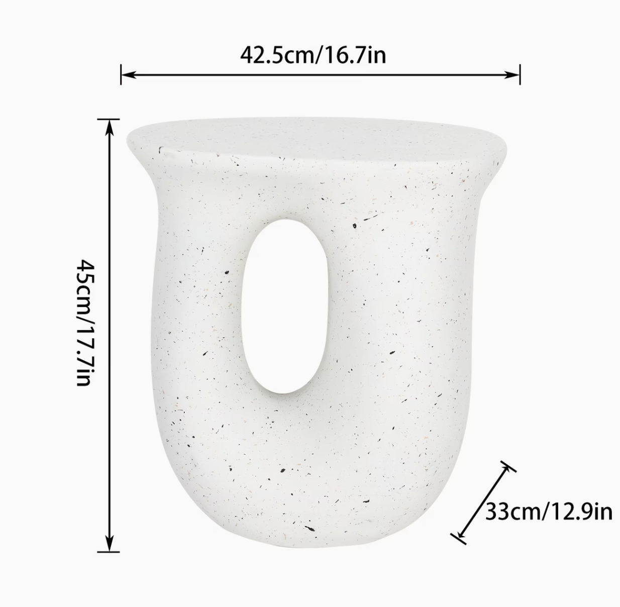 Terrazzo & Co. | Modern Concrete Garden Stool Side Table