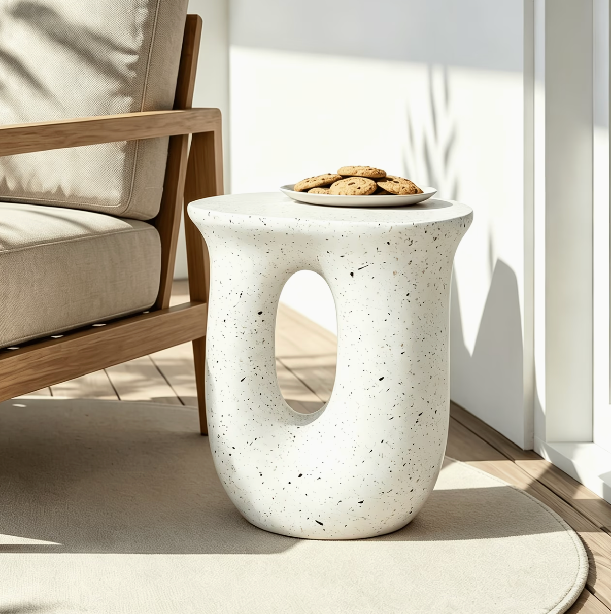 Terrazzo & Co. | Modern Concrete Garden Stool Side Table