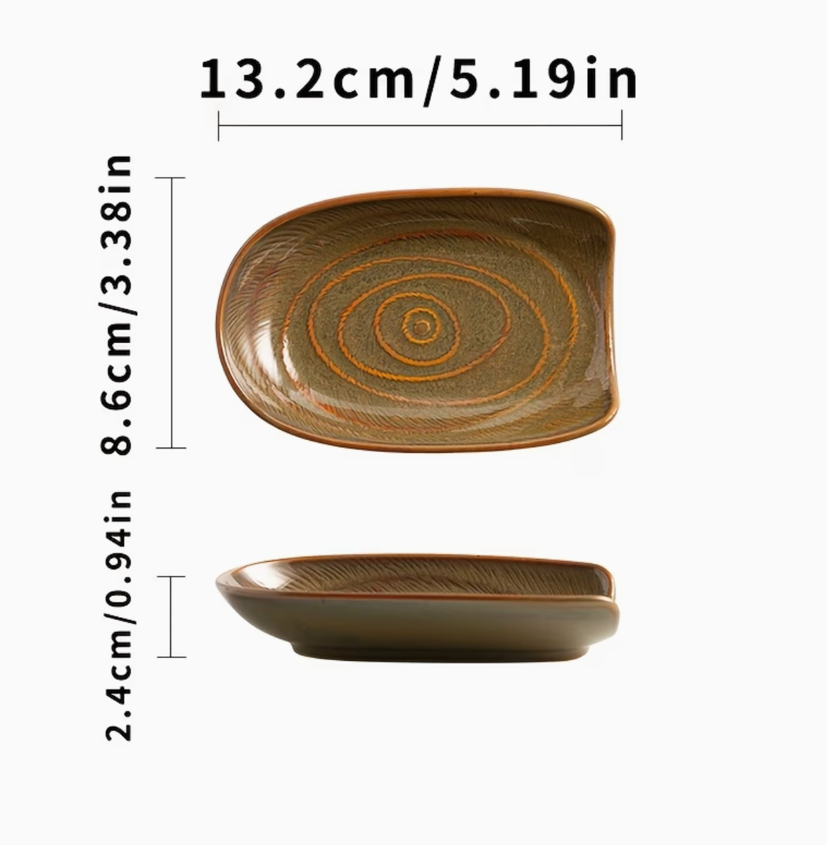 Stone & Salt | Ceramic Spoon Rest & Long-Handle Utensil Tray