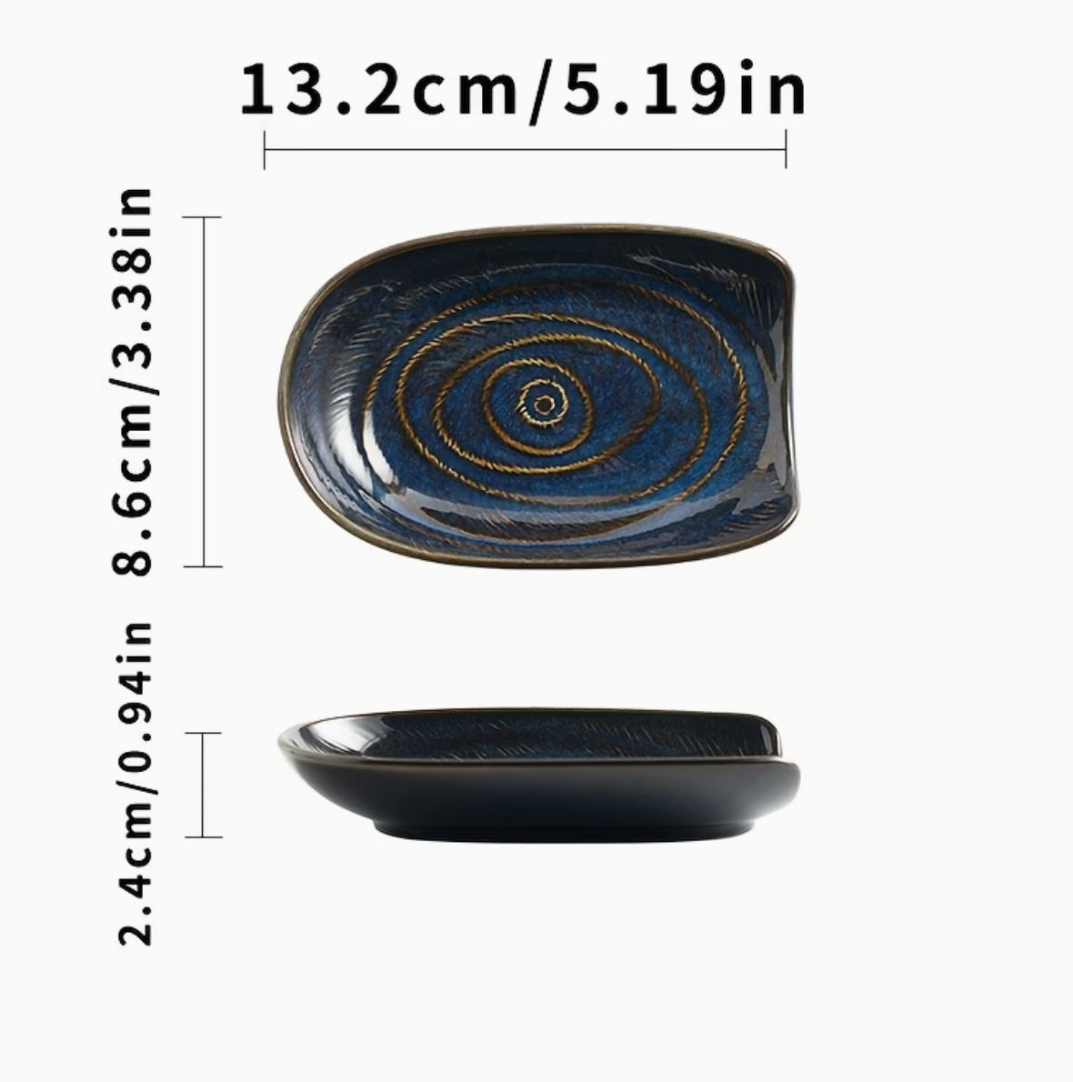 Stone & Salt | Ceramic Spoon Rest & Long-Handle Utensil Tray